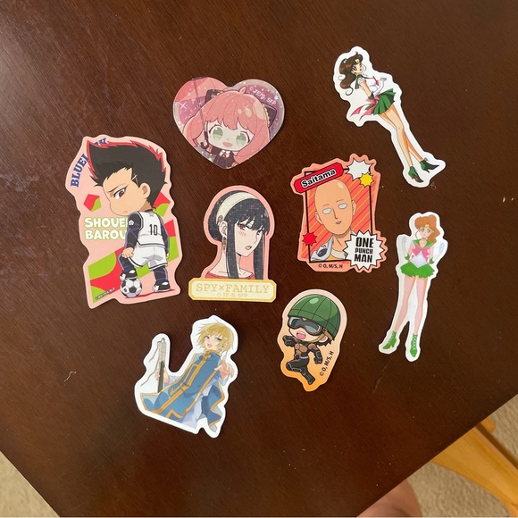 NEW Anime Character Sticker Set - Picture 2 of 8